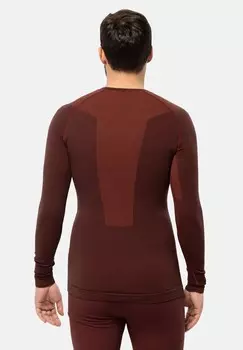 Топ с длинными рукавами SEAMLESS Jack Wolfskin, коричневый