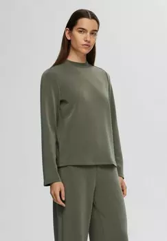 Топ с длинными рукавами Selected Femme, хаки