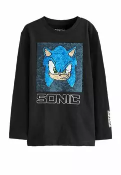 Топ с длинными рукавами SEQUIN LICENSE Next, цвет sonic black