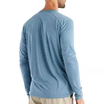 Топ с длинными рукавами Shade – мужской Free Fly, цвет Heather Slate Blue