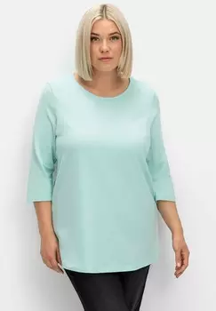Топ с длинными рукавами Sheego, мята