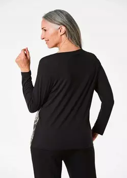 Топ с длинными рукавами SHIRT GOLDNER, черный