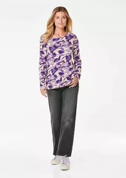 Топ с длинными рукавами SHIRT GOLDNER, фиолетовый
