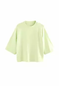 Топ с длинными рукавами SHORT SLEEVE Next, зеленый