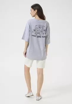 Топ с длинными рукавами SIFFA Cream, серый