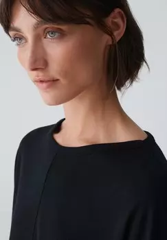 Топ с длинными рукавами SIMPLA Opus, черный