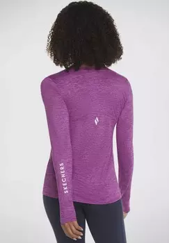 Топ с длинными рукавами Skechers Sport, фиолетовый