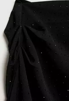 Топ с длинными рукавами SKIN Mango, черный