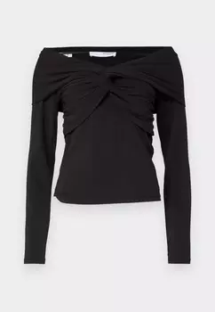 Топ с длинными рукавами SLFRALIA Selected Femme, черный