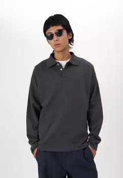 Топ с длинными рукавами SLHBOXY Selected Homme, серый