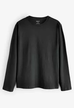 Топ с длинными рукавами SLIM FIT 5 PACK Next, черный