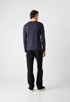 Топ с длинными рукавами SLIM FIT Calvin Klein, темно-синий