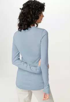 Топ с длинными рукавами SLIM hessnatur, темно-синий