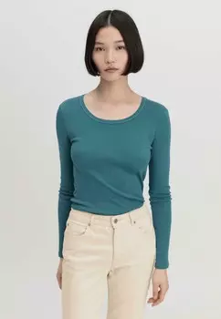 Топ с длинными рукавами SLIM hessnatur, зеленый