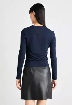 Топ с длинными рукавами SLIM LINEAR TEE Tommy Jeans, темно-синий