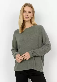 Топ с длинными рукавами Soyaconcept, светло-серый