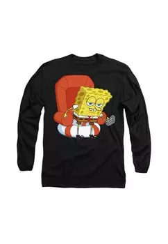 Топ с длинными рукавами SPONGEBOB Cotton Soul, черный
