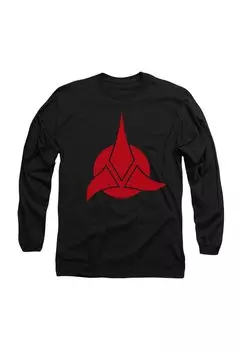 Топ с длинными рукавами STAR TREK KLINGON LOGO Cotton Soul, черный