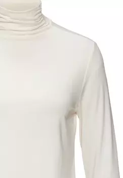 Топ с длинными рукавами STEHKRAGEN LASCANA, бежевый