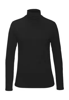 Топ с длинными рукавами STEHKRAGEN LASCANA, черный