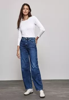 Топ с длинными рукавами Street One, белый