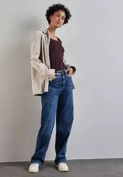 Топ с длинными рукавами Street One, цвет Mottled Light Red