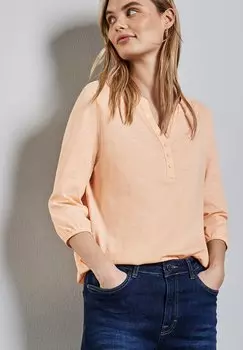 Топ с длинными рукавами Street One, коралловый