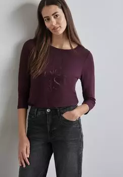 Топ с длинными рукавами Street One, красный