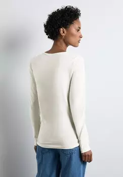 Топ с длинными рукавами Street One, кремовый
