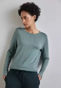 Топ с длинными рукавами Street One, синий