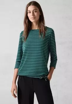 Топ с длинными рукавами STREIFEN Cecil, цвет Mottled Dark Green