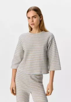 Топ с длинными рукавами STREIFEN Object, молочный