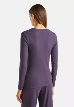 Топ с длинными рукавами STRETCH United Colors of Benetton, сиреневый