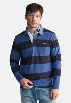 Топ с длинными рукавами STRIPE HEAVY RUGGER GANT, синий