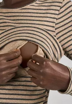 Топ с длинными рукавами STRIPE REGULAR FIT JoJo Maman Bb, бежевый