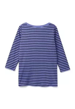 Топ с длинными рукавами STRIPED 3/4 SLEEVE United Colors of Benetton, синий