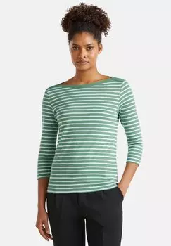 Топ с длинными рукавами STRIPED 3/4 SLEEVE United Colors of Benetton, белый