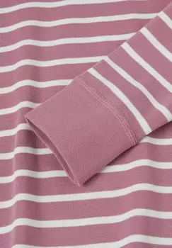 Топ с длинными рукавами STRIPED Polarn O. Pyret, розовый