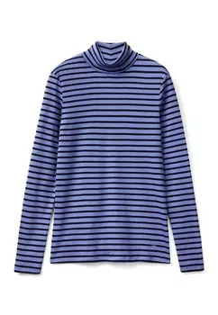 Топ с длинными рукавами STRIPED TURTLENECK United Colors of Benetton, синий