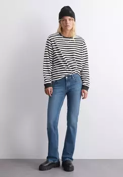 Топ с длинными рукавами STRIPES Marc O'Polo DENIM, черный