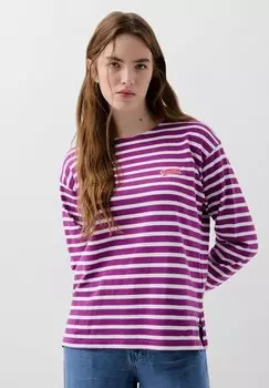 Топ с длинными рукавами STRIPES PATCH Scalpers, фиолетовый