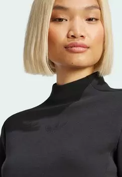 Топ с длинными рукавами STRUCTURED INTERLOCK adidas Originals, черный