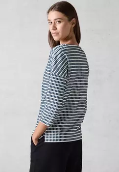 Топ с длинными рукавами STRUKTUR Cecil, цвет Mottled Dark Blue