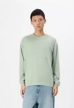 Топ с длинными рукавами SUPER SOFT OVERSIZED GAP, светло-зеленый