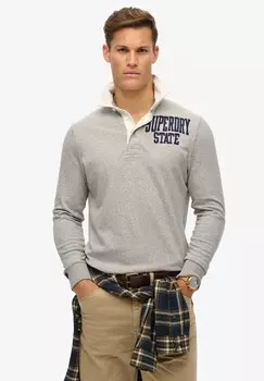 Топ с длинными рукавами Superdry, серый