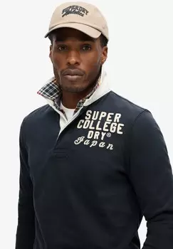 Топ с длинными рукавами Superdry, синий