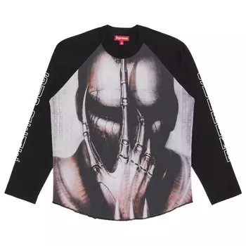 Топ с длинными рукавами Supreme HR Giger Raglan, цвет Черный