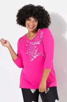 Топ с длинными рукавами T-SHIRT, A-LINIE, STERNE, 3/4-RMEL Angel of Style, розовый