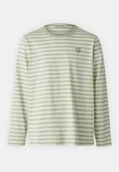 Топ с длинными рукавами TASARAITA UNISEX Marimekko, цвет Greyish Green/Offwhite