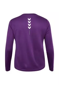 Топ с длинными рукавами TE CURVY PLUS Hummel, фиолетовый